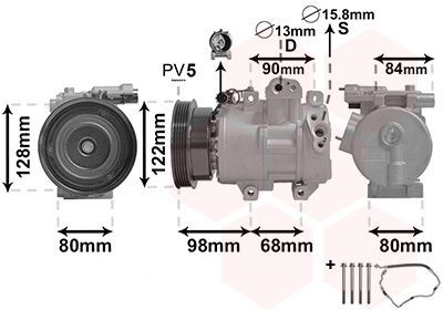 Compressor, airconditioning 8300K192