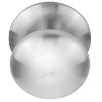 Formani voordeurknop Basics LB80V vast op rozet - mat RVS