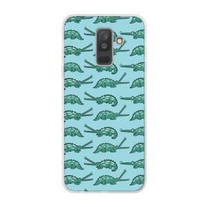 Kroko: Samsung Galaxy A6 Plus (2018) Transparant Hoesje