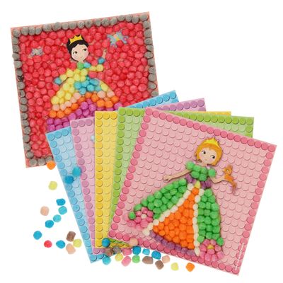 Playmais mosaic kaarten versieren prinses