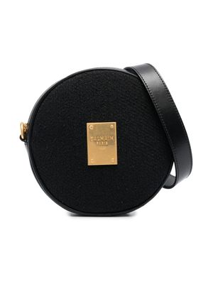Balmain Kids sac porté épaule à design rond - Noir