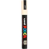 Uni-Posca Posca marker, afm pc-5m, lijndikte 2,5 mm, medium, beige, 1 stuk