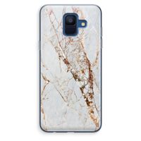 Goud marmer: Samsung Galaxy A6 (2018) Transparant Hoesje