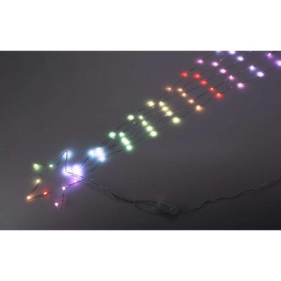 Kerstster Lifetime RGB Kerstster 220 V 119 cm Plastic LED RGB
