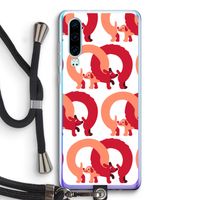 Dogs: Huawei P30 Transparant Hoesje met koord