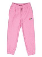 MSGM Kids pantalon de jogging à logo brodé - Rose - thumbnail