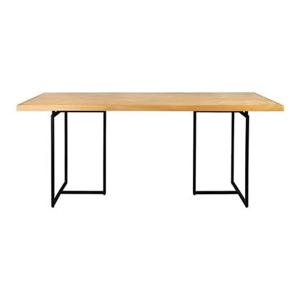 "Dutchbone Class Eettafel Visgraat - 220 x 90 cm - Bruin "