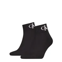 Calvin Klein 2-paar Quarter dames sokken - Logo monogram - Katoenen korte sokken
