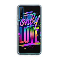Only Love: Huawei P20 Lite (2019) Transparant Hoesje