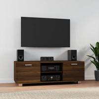 Tv-meubel 120x40,5x35 cm bewerkt hout bruin eikenkleur