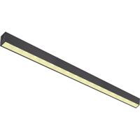 Lineaire LED Hanglamp 120cm - 40W 4600lm Warm Wit - Zwart