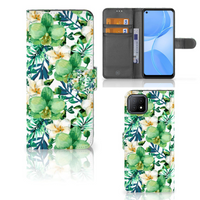 OPPO A73 5G Hoesje Orchidee Groen - thumbnail