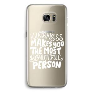 The prettiest: Samsung Galaxy S7 Edge Transparant Hoesje