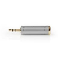 Nedis Stereo-Audioadapter | 3,5 mm Male | 6,35 mm Female | 1 stuks - CAGC22935ME CAGC22935ME - thumbnail