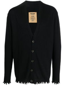 Uma Wang cardigan en cachemire à col v - Noir