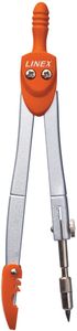 Linex schoolpasser 950, 3 -delig, in een ophangdoosje, in geassorteerde kleuren