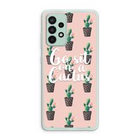 Cactus quote: Samsung Galaxy A52s 5G Transparant Hoesje