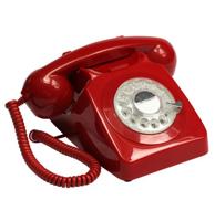 GPO Draaischijf Telefoon &apos;70 Ontwerp Rood