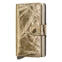 SECRID Miniwallet Metallic goud - Pasjeshouder dames