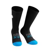 Assos Ultraz winter P1 fietssokken zwart/blauw unisex II