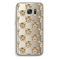 Tijger: Samsung Galaxy S7 Transparant Hoesje