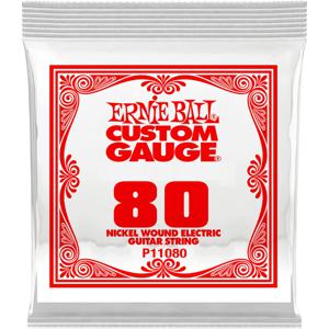 Ernie Ball 11080 .080 Nickel Wound losse snaar voor elektrische gitaar