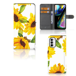 Hoesje voor Motorola Moto G52 | Moto G82 Zonnebloemen