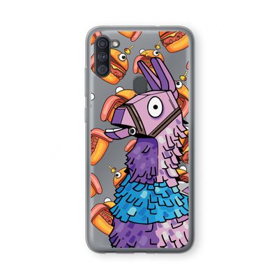 Loot Burger: Samsung Galaxy A11 Transparant Hoesje