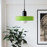 Bauhaus Hanglamp Van Gekleurd Glas - thumbnail