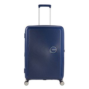 American Tourister trolley Soundbox Spinner 67 cm. Expandable donkerblauw