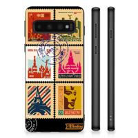 Samsung Galaxy S10 Silicone Hoesje Postzegels