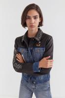 Hybride bikerjack met Mickey Mouse - BLACK - S