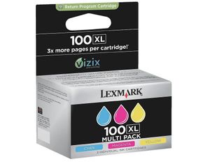 Huismerk Lexmark 100XL Inktcartridges Multipack (zwart + 3 kleuren)