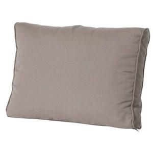 Madison loungekussen Rib 60 x 43 x 10 cm dralon taupe