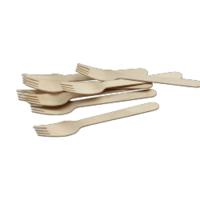 Houten vork 16 cm - FSC - doosje 100 st - 109152