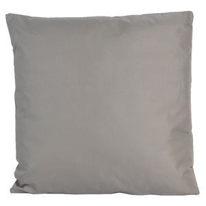 1x Bank/Sier kussens voor binnen en buiten in de kleur grijs 45 x 45 cm   -