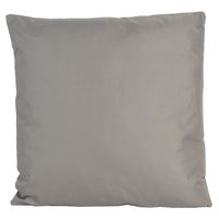 1x Bank/Sier kussens voor binnen en buiten in de kleur grijs 45 x 45 cm   -