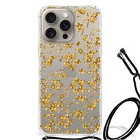 iPhone 15 Pro Max Case Gouden Bloemen