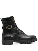 Tommy Hilfiger bottines en cuir - Noir