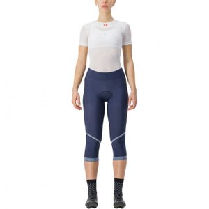 Castelli Velocissima Thermal fietsbroek driekwart blauw dames XL