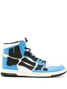 AMIRI baskets montantes Skel Top en cuir - Bleu
