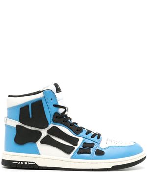 AMIRI baskets montantes Skel Top en cuir - Bleu
