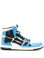 AMIRI baskets montantes Skel Top en cuir - Bleu