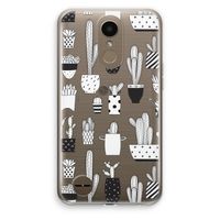 Cactusmotief: LG K10 (2017) Transparant Hoesje Cactusmotief: LG K10 (2017) Transparant Hoesje