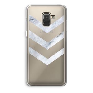 Marmeren pijlen: Samsung Galaxy A8 (2018) Transparant Hoesje
