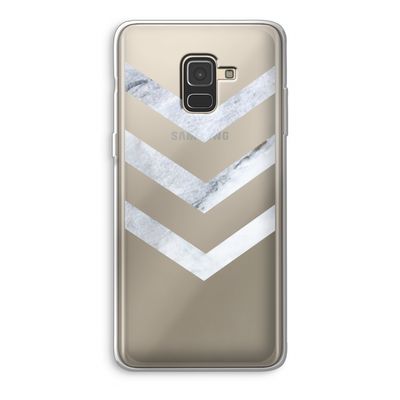Marmeren pijlen: Samsung Galaxy A8 (2018) Transparant Hoesje