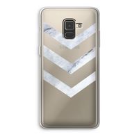 Marmeren pijlen: Samsung Galaxy A8 (2018) Transparant Hoesje