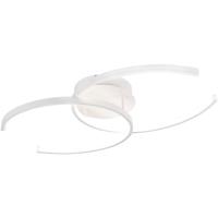 LED Plafondlamp 20W Dimbaar Rond - Natuurlijk Wit 4000K - Mat Wit Aluminium