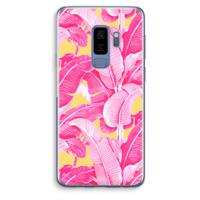 Pink Banana: Samsung Galaxy S9 Plus Transparant Hoesje - thumbnail