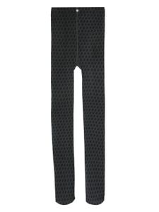 AVAVAV legging à motif monogrammé - Noir